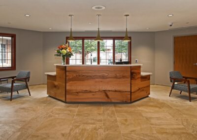 Lightways Joliet inpatient care facility main entrance and lobby.